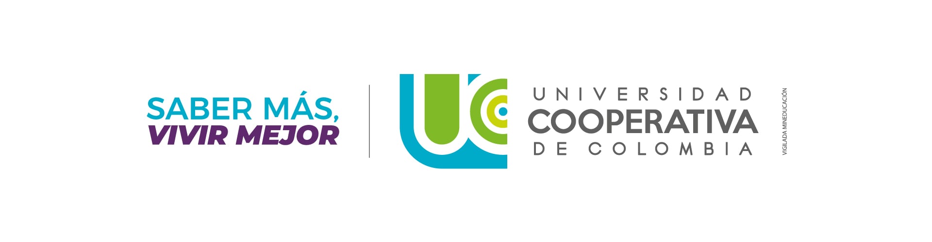 Logo Saber más + UCC